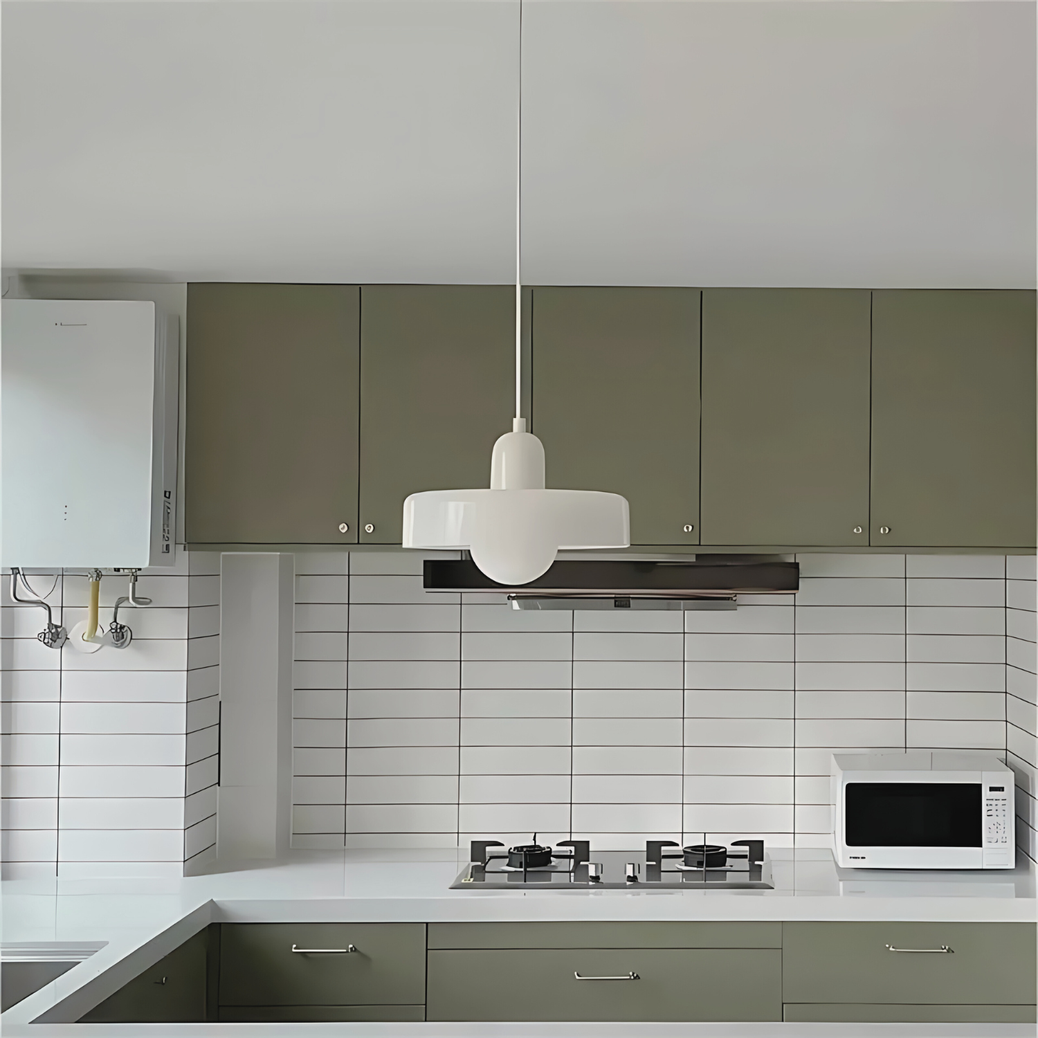 NovaHalo Ceiling Pendant Light With Opal Halo Shade Modern | Lersk