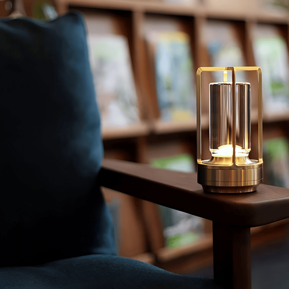 LumaNest Tischlampe Wasserdicht Tragbares LED-Licht für den Außenbereich | Lersk
