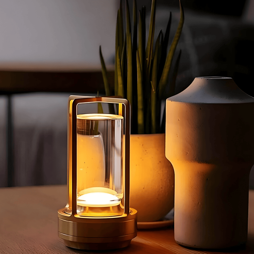 LumaNest Tischlampe Wasserdicht Tragbares LED-Licht für den Außenbereich | Lersk