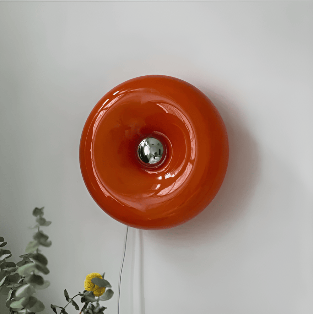 Orenda Donut glaslampe til væg- og bordbelysning | Lersk