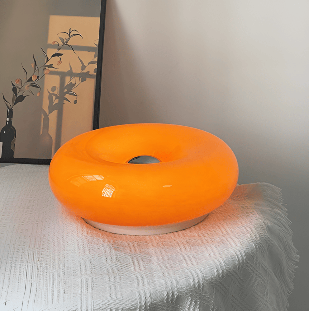 Orenda Donut glaslampe til væg- og bordbelysning | Lersk