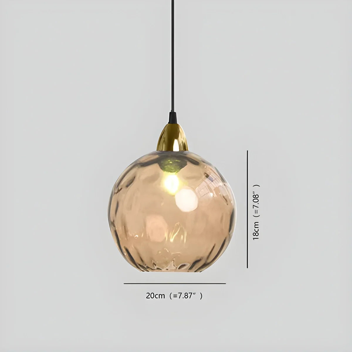 Colorful Glass Ball Pendant Light for Living Room | Lersk