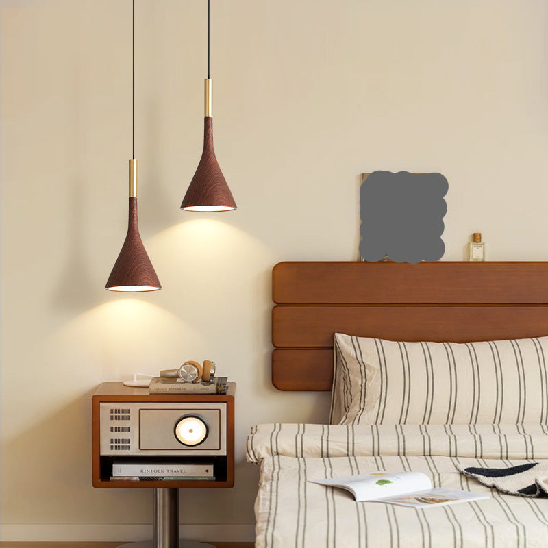 Minimalistyczna lampa wisząca retro do nowoczesnych wnętrz | Lersk