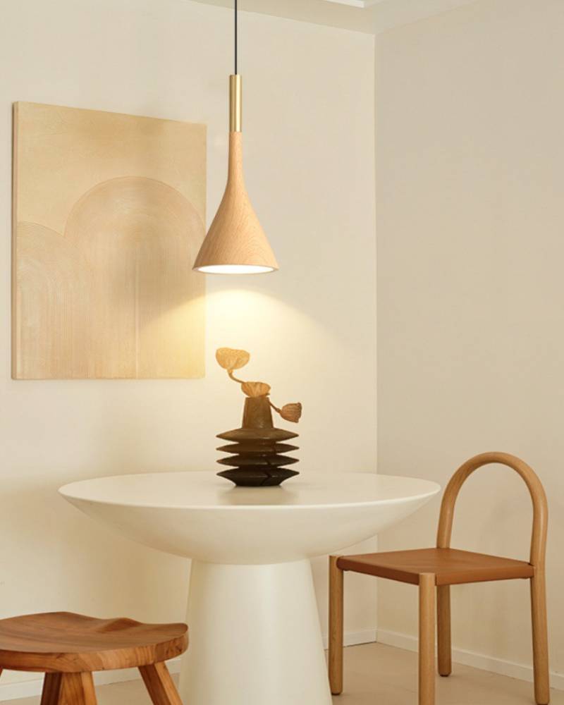 Minimalistyczna lampa wisząca retro do nowoczesnych wnętrz | Lersk