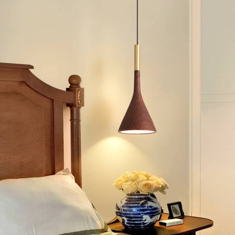 Minimalistyczna lampa wisząca retro do nowoczesnych wnętrz | Lersk