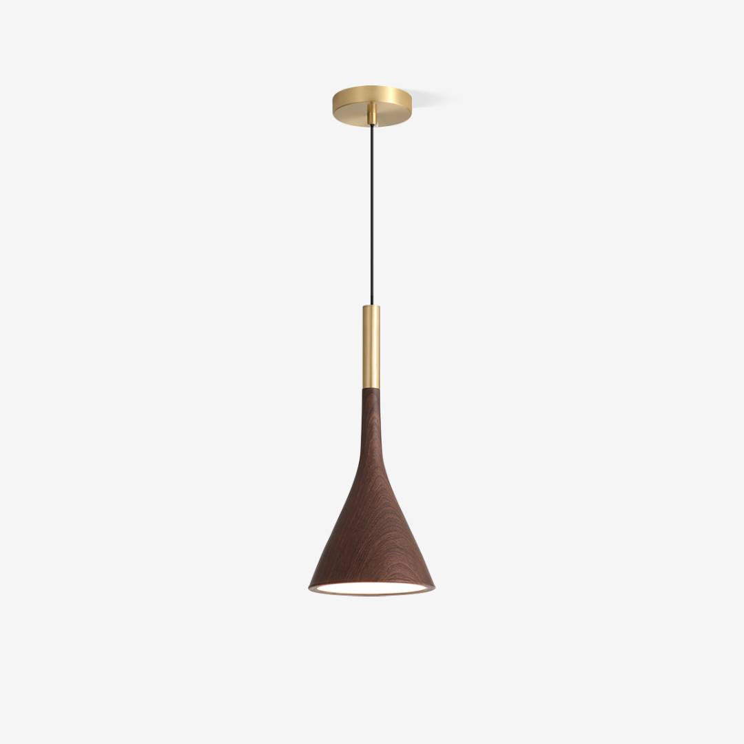 Minimalistyczna lampa wisząca retro do nowoczesnych wnętrz | Lersk