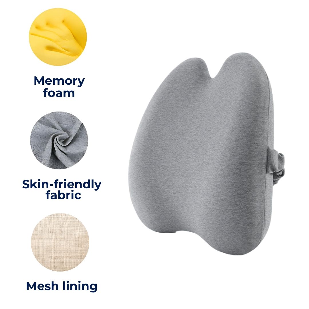 ErgoEase Seat & Back Orthopedic Cushions for Pain Relief | Lersk