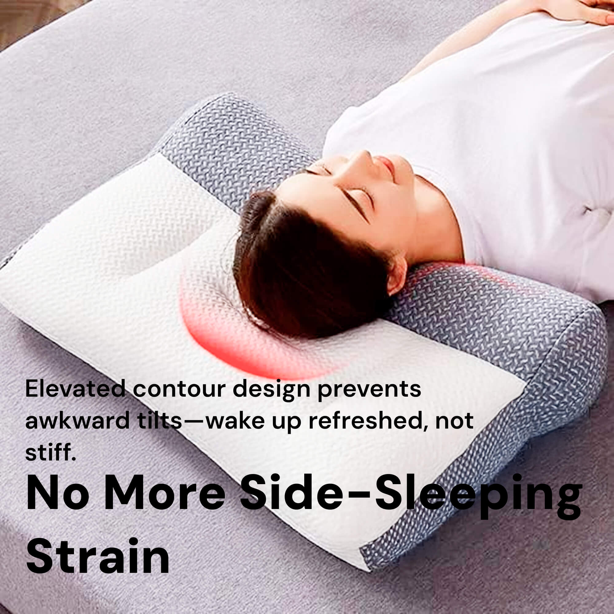 SomniEase Orthopedic Neck Pillow For All Sleep Positions | Lersk