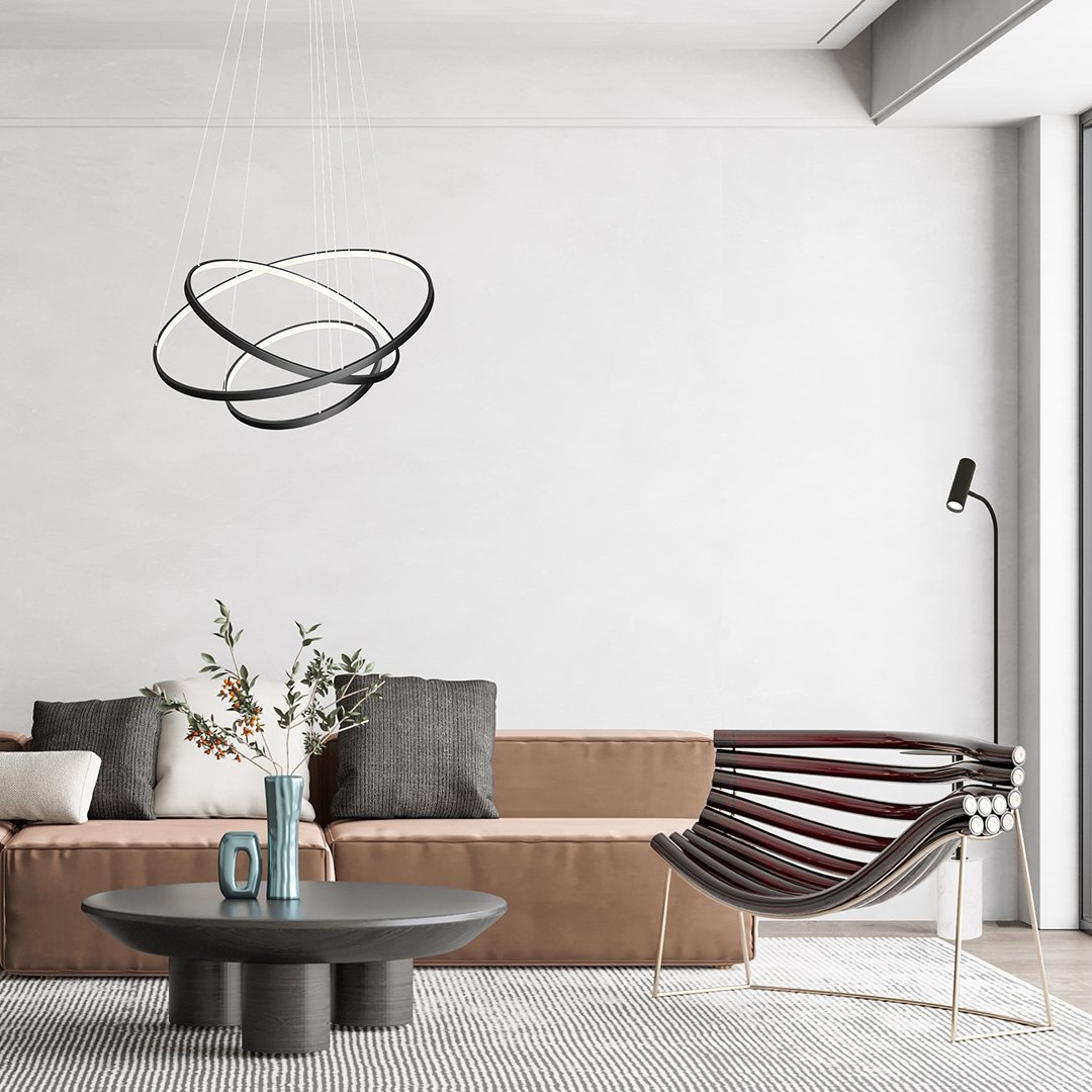 NovaHalo LED Pendant Light With Remote Control Dimmer | Lersk