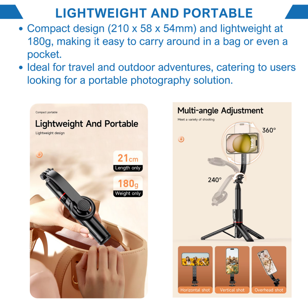MagnoPod | Magnetic Selfie Tripod | Lersk