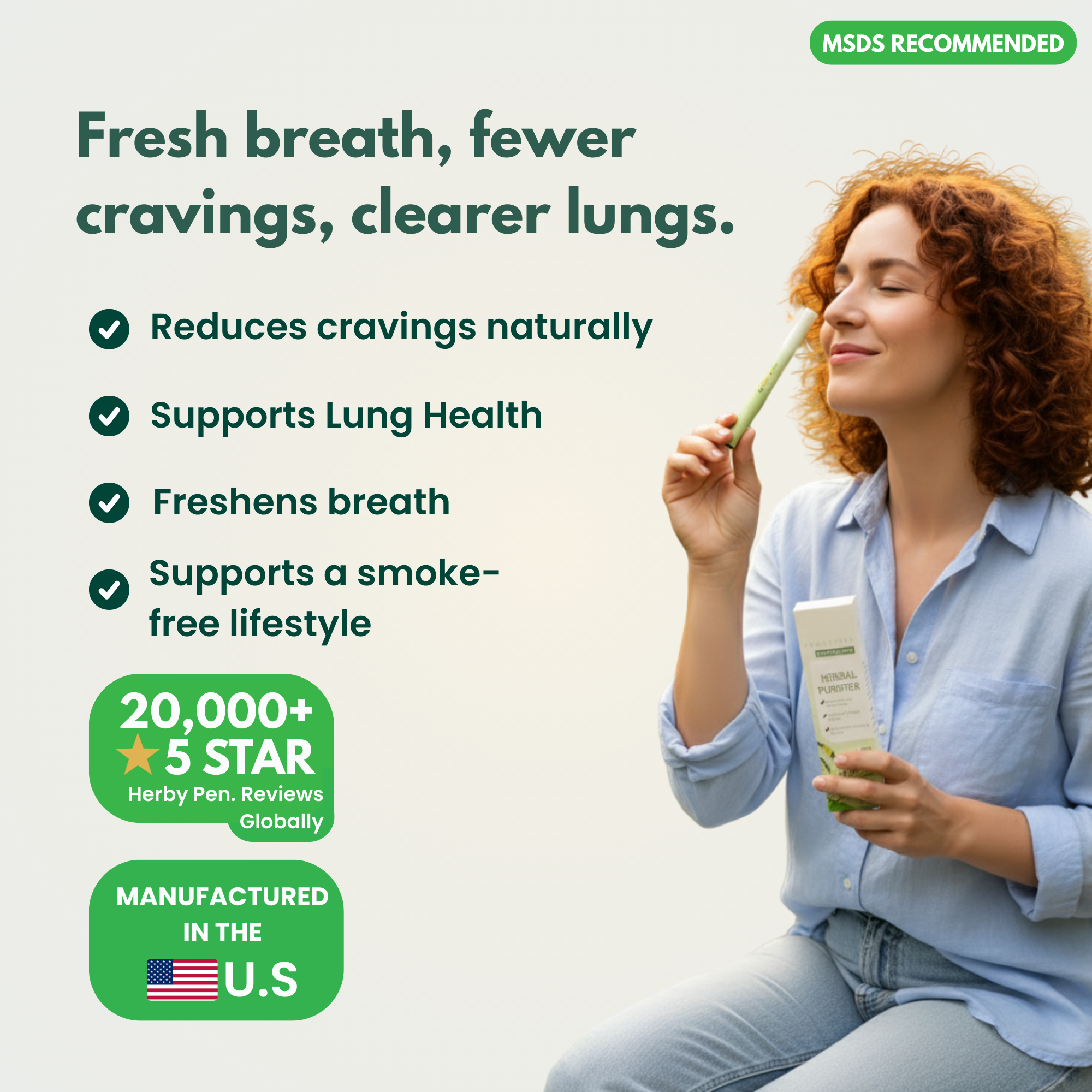 Natural Respiratory Lung Cleanse & Ritual Inhaler | Lersk