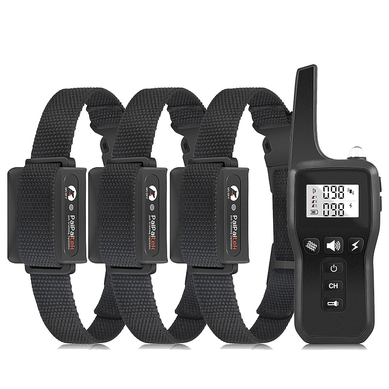 Premium Dog Training Collar With Remote And Flashlight For All Dog Sizes | Lersk
