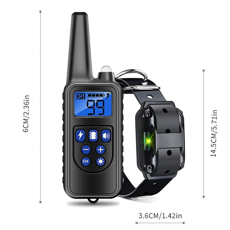 LumaPaw 300m Remote Dog Training Collar for Humane Long Range Training | Lersk
