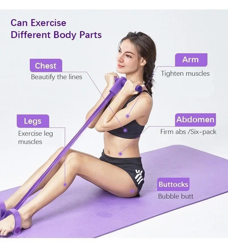 Pedal-Fitness Band With Ankle Pull For A Full-Body Training At Any Time And Anywhere | Lersk