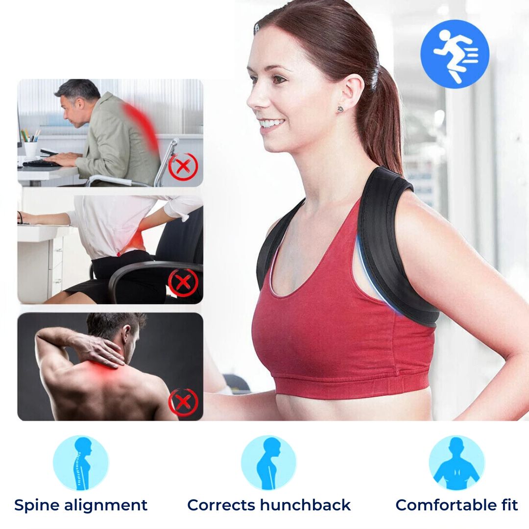 SpineEase Verstellbare Rückenstütze für Schmerzlinderung und Komfort | Lersk