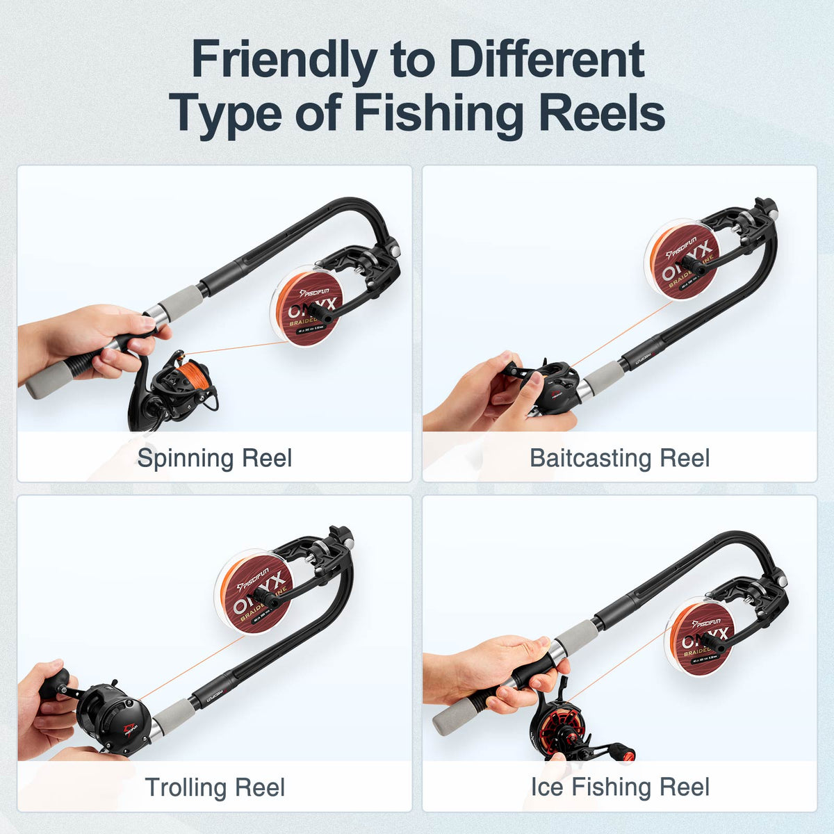 Piscifun Speed Fishing Line Spooler Fishing Line Winder