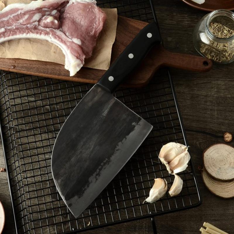 Almazan Premium Serbisk Kokkekniv Håndsmedet Kulstofstål Til Hjemmekokke | Lersk