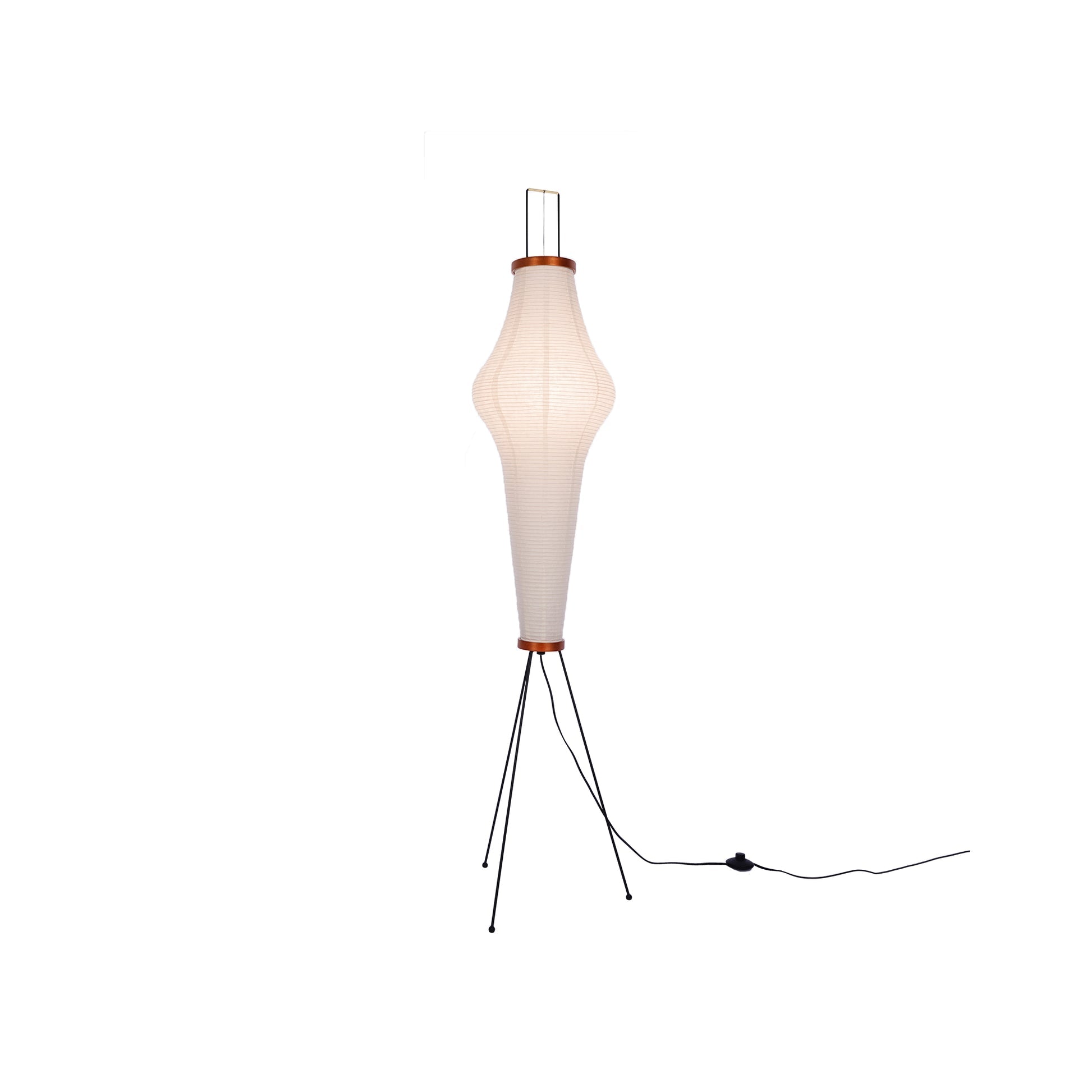 Kazumi Rice Paper Floor Lamp by Petprovac Soft Ambient Glow | Lersk