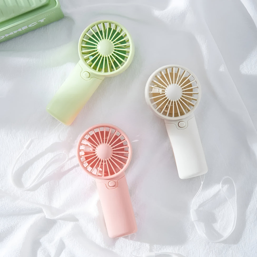 Portable Fan Mini Battery Handheld Travel Cooling Fan | Lersk