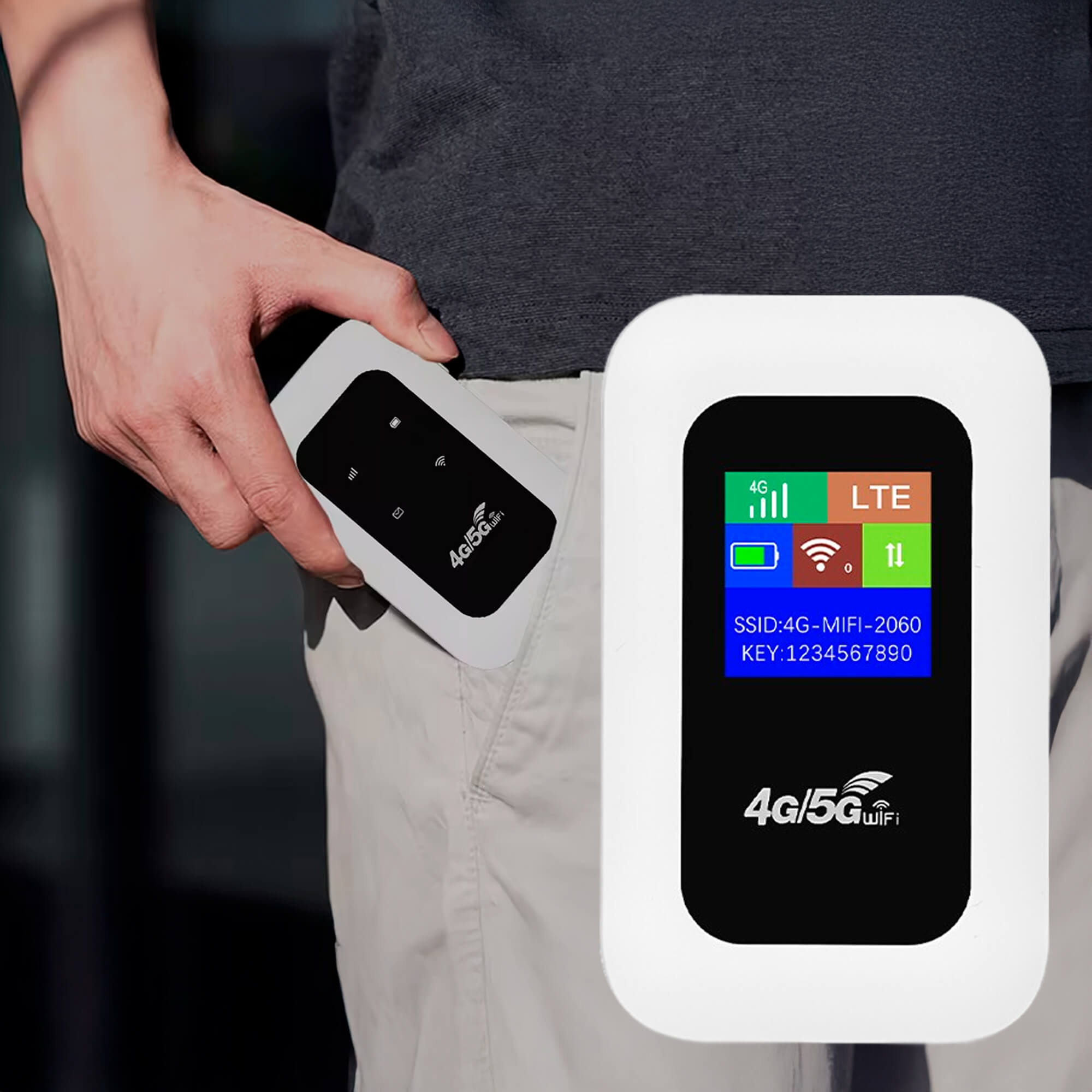 راوتر واي فاي محمول RoamWave 5G للسفر والمنزل | Lersk