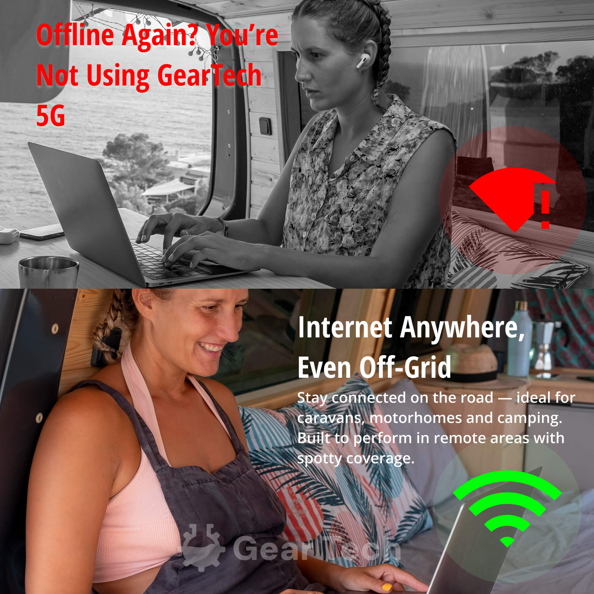 راوتر واي فاي محمول RoamWave 5G للسفر والمنزل | Lersk