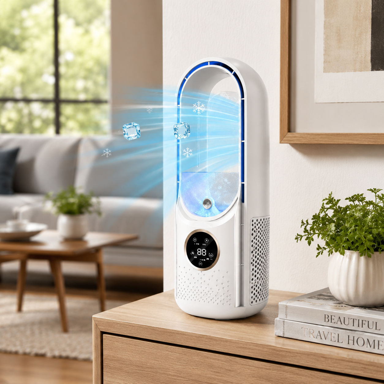 Portable Air Conditioner Bladeless Mini Desk Cooling Fan | Lersk