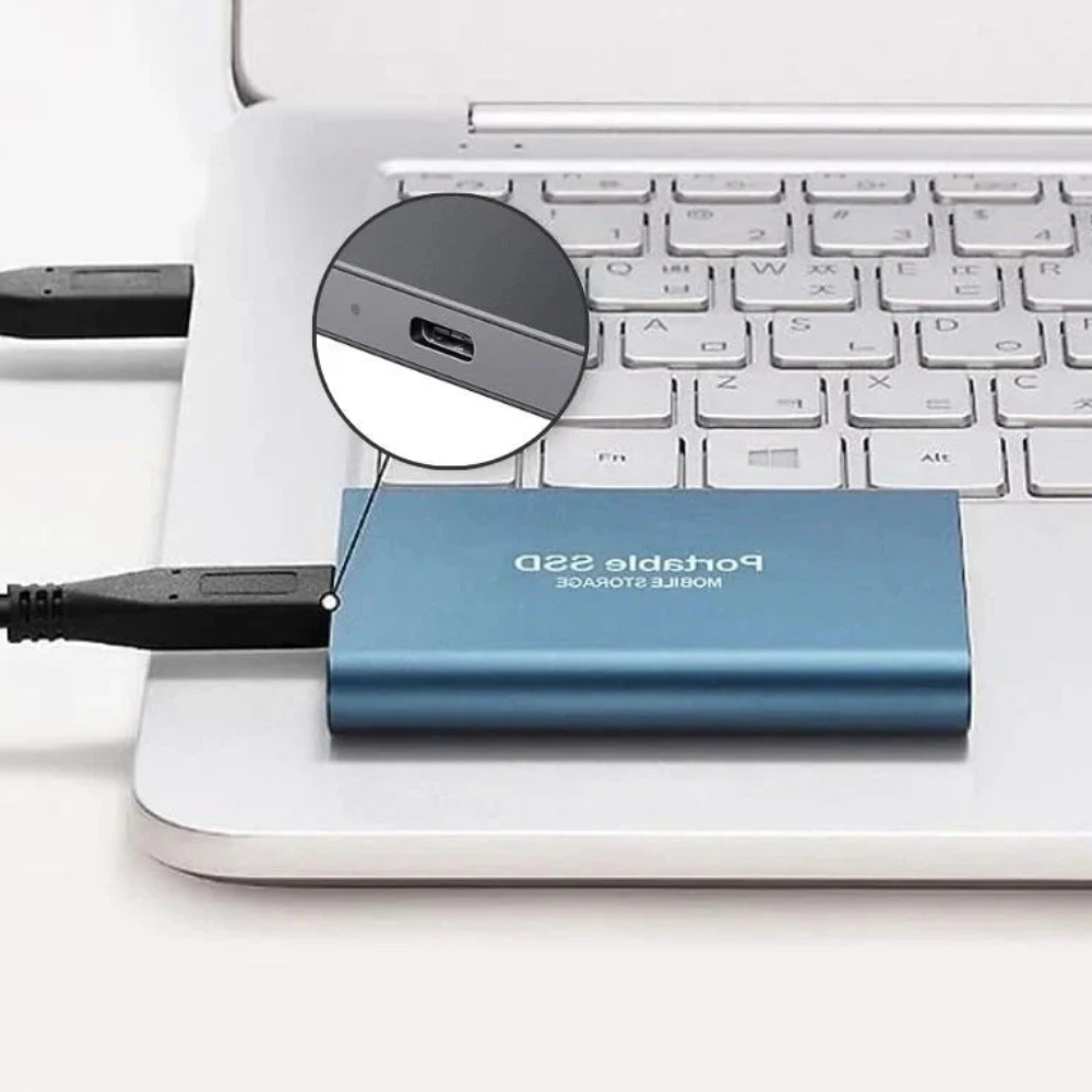 Ultra Portable USB-C External Aluminum Shockproof Solid State Drive For Laptops And Desktops | Lersk