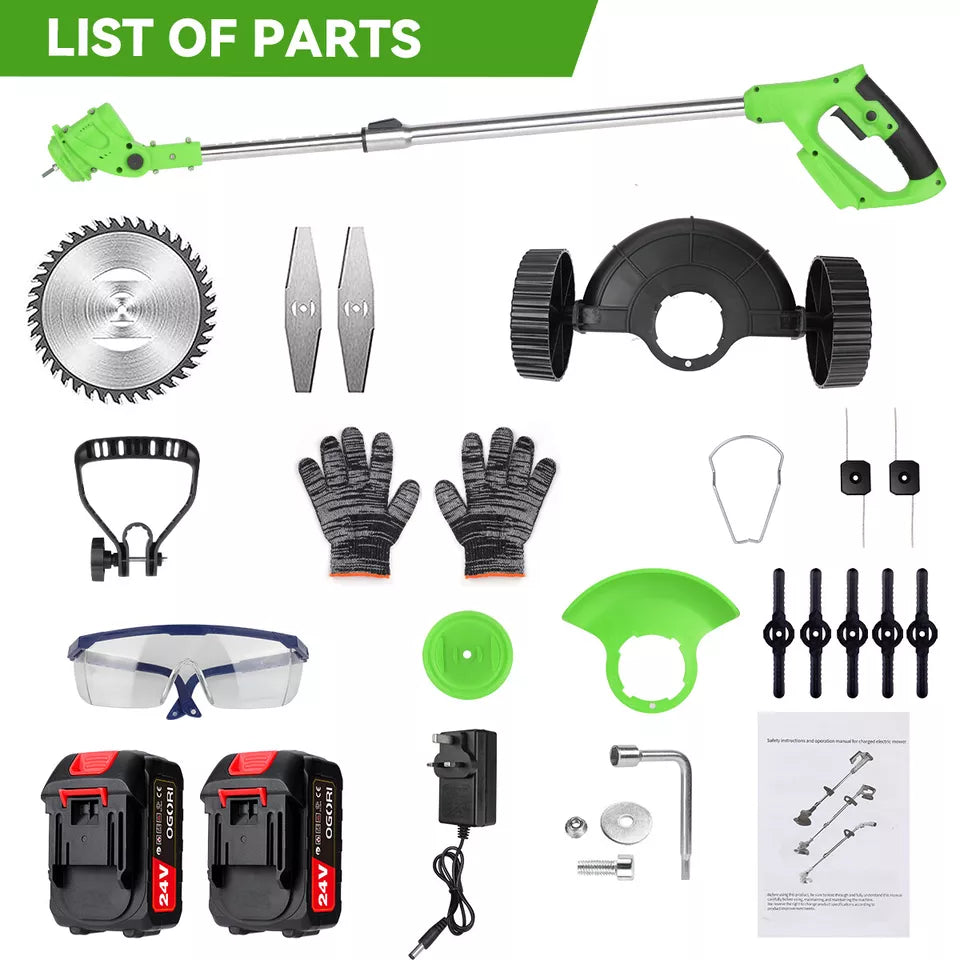 VoltEdge 24V Cordless Grass Trimmer With 18,000 RPM Motor | Lersk