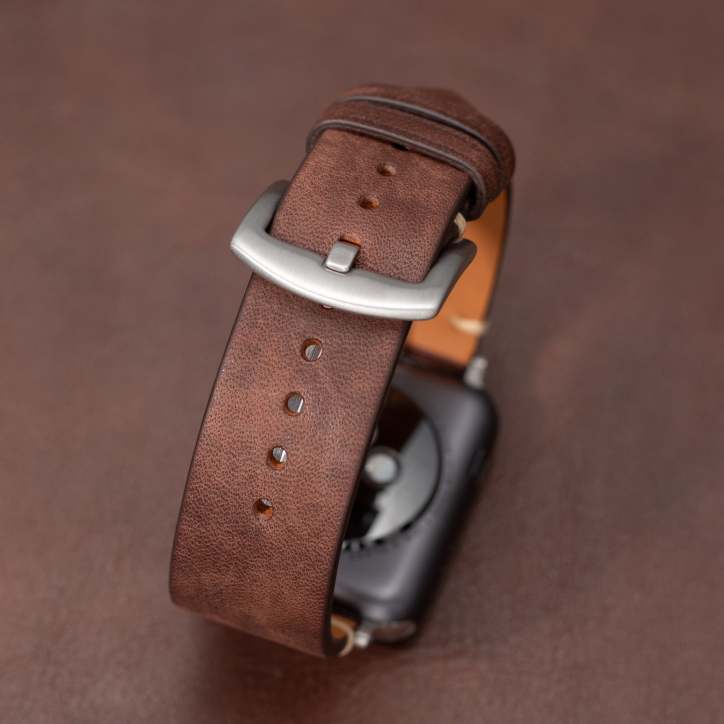 Bracelet de montre connectée en cuir italien premium Mareni | Lersk