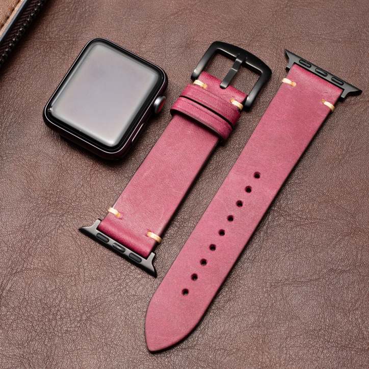 Bracelet de montre connectée en cuir italien premium Mareni | Lersk