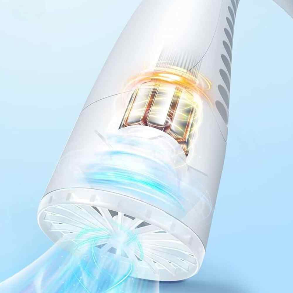 Bladeless Rechargeable Neck Fan, Silent 3-Speed 4000mAh | Lersk