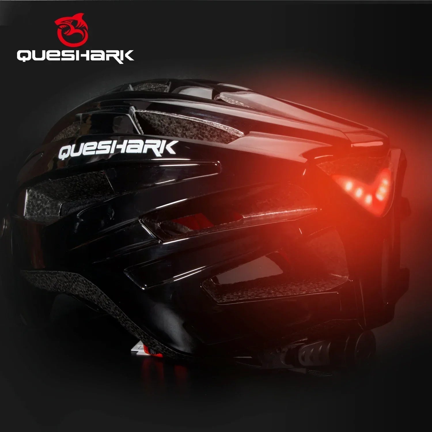 Casque de vélo unisexe léger Velora avec feu arrière LED | Lersk