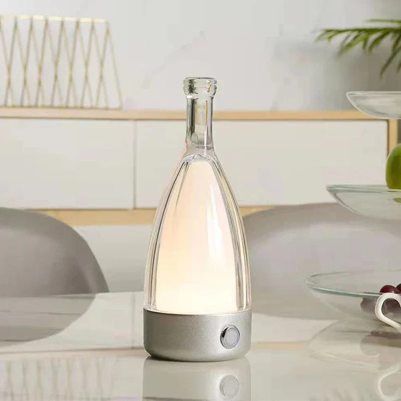 LumaVine Lampada Decorativa Ricaricabile per Bottiglia di Vino Ambiente | Lersk