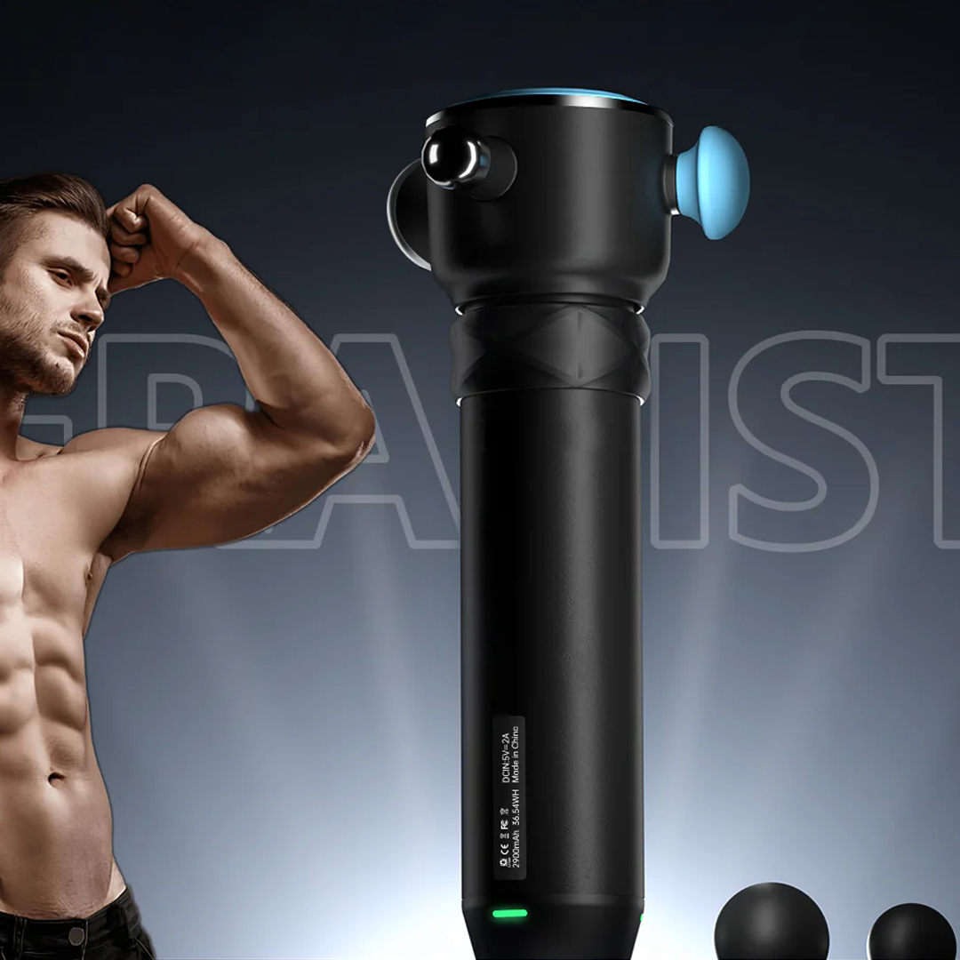 Ultra High-Speed Vibration Massager with 4 Attachments & 7500 RPM for Full Body Relief | Lersk