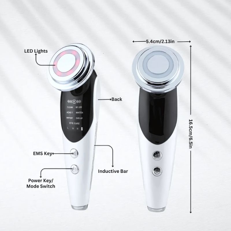 Zařízení pro zpevnění pokožky pomocí rádiových vln Pro domácí spa systém s EMS a LED | Lersk