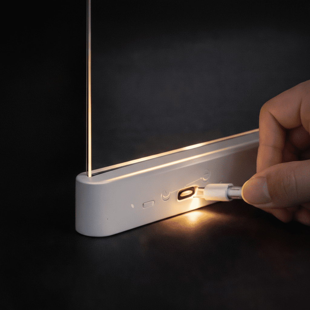 Flat Panel LED USB Rechargeable Book Light Reading Lamp | Lersk