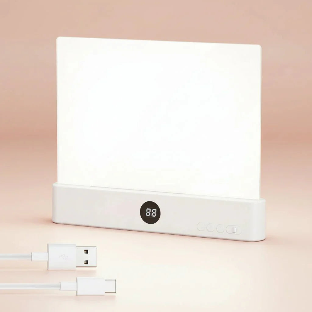 Flat Panel LED USB Rechargeable Book Light Reading Lamp | Lersk