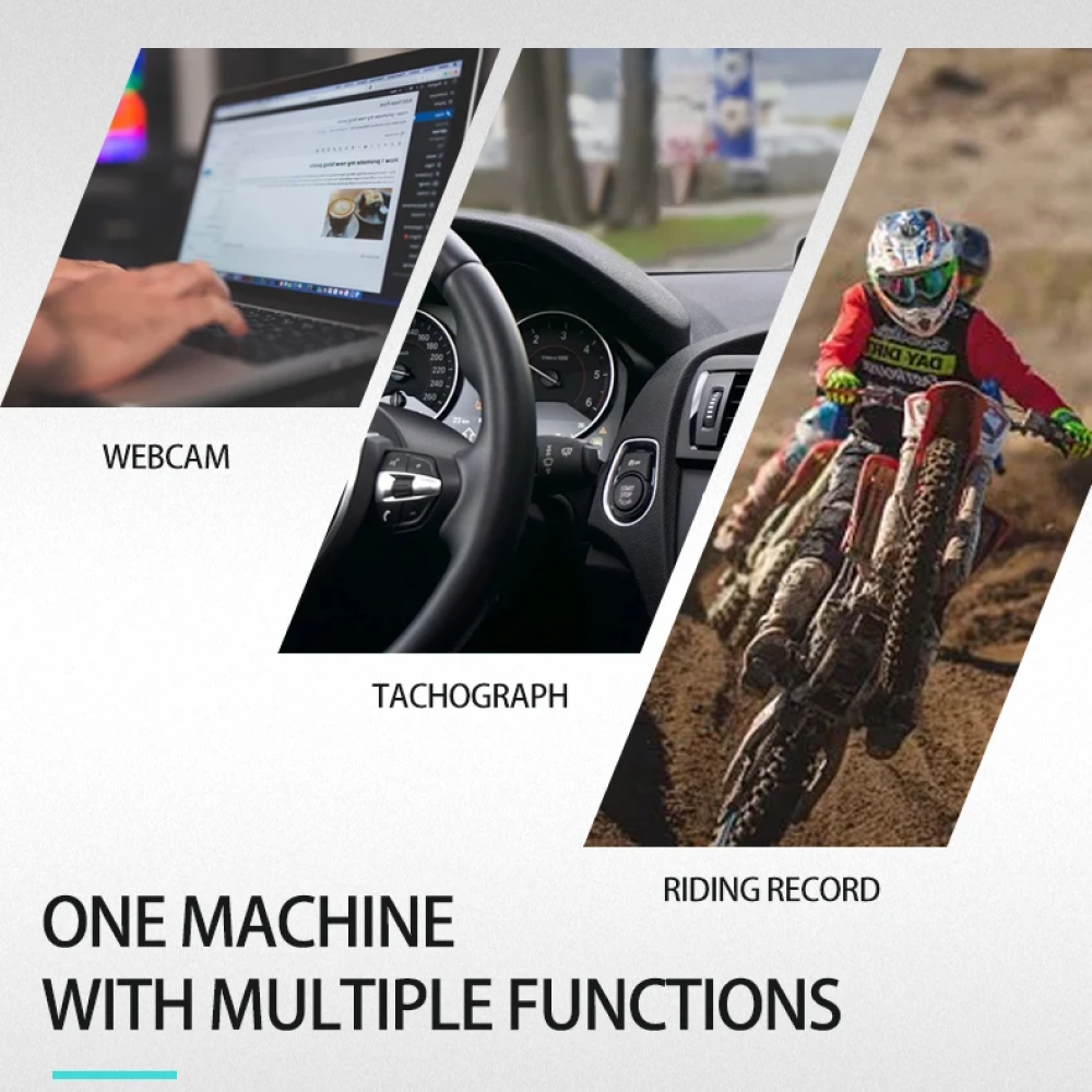 MotoRide Helmet Action Camera 1080p For Motorcycles | Lersk