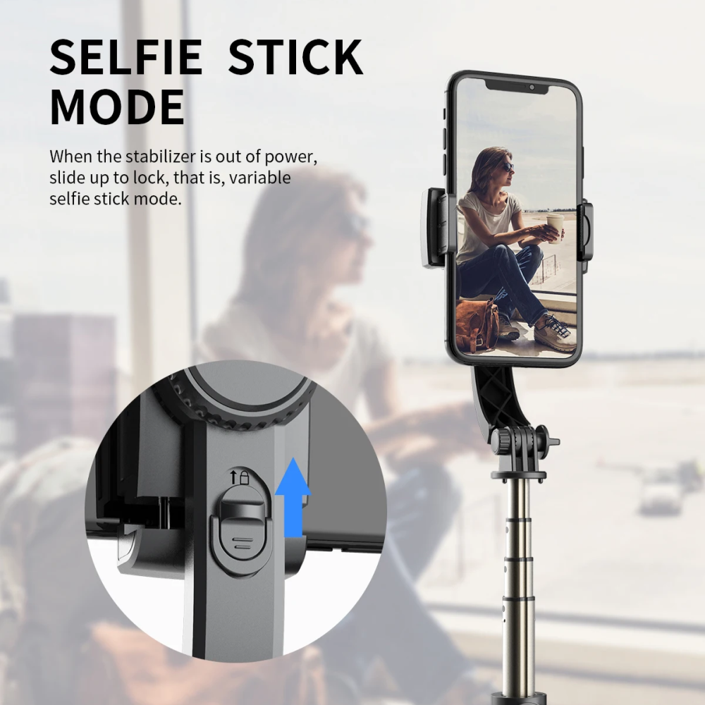 Nimora telefon gimbal stabilisator tripod og selfie-stick | Lersk
