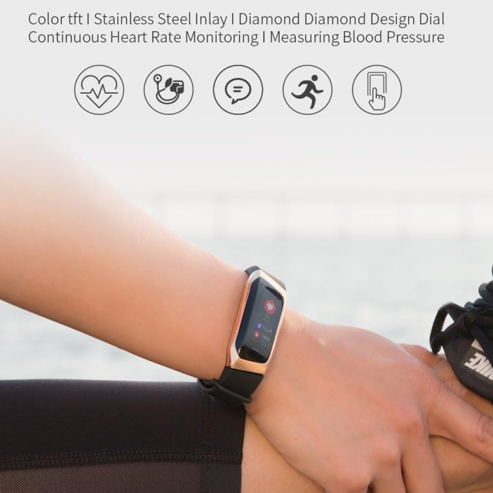 VitaTrack Smartwatch Blutdruck- und Herzfrequenzmesser | Lersk