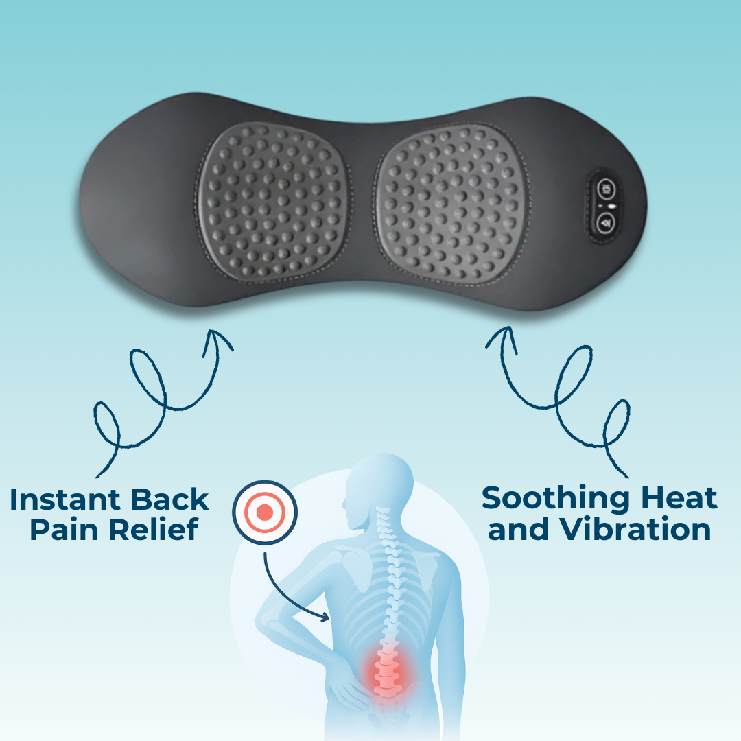 LuminaBack 3-in-1 Heated Vibration Massager For Sciatica | Lersk