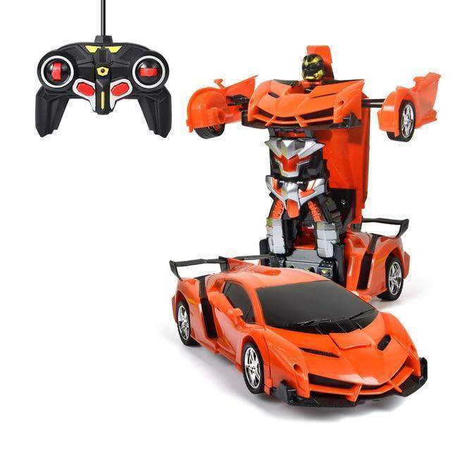 Fernsteuerbares Transformator-Auto für Kinder mit sich verwandelnder Roboterfunktion | Lersk