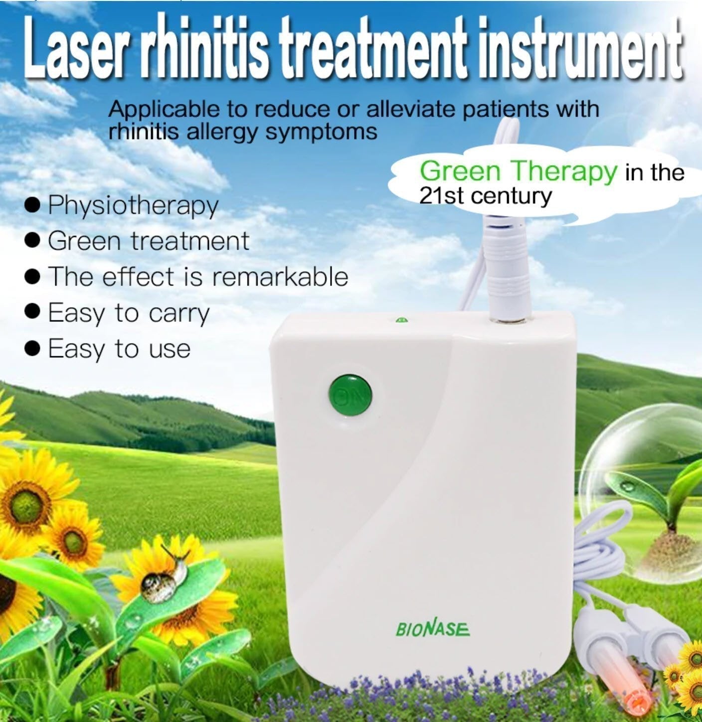 Auraline | Infrared Rhinitis Relief Device For Nasal Care | Lersk