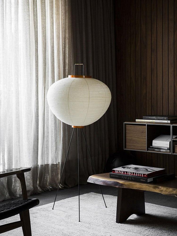 Kaze Rice Paper Floor Lamp - Japanese-Inspired Ambient Glow | Lersk
