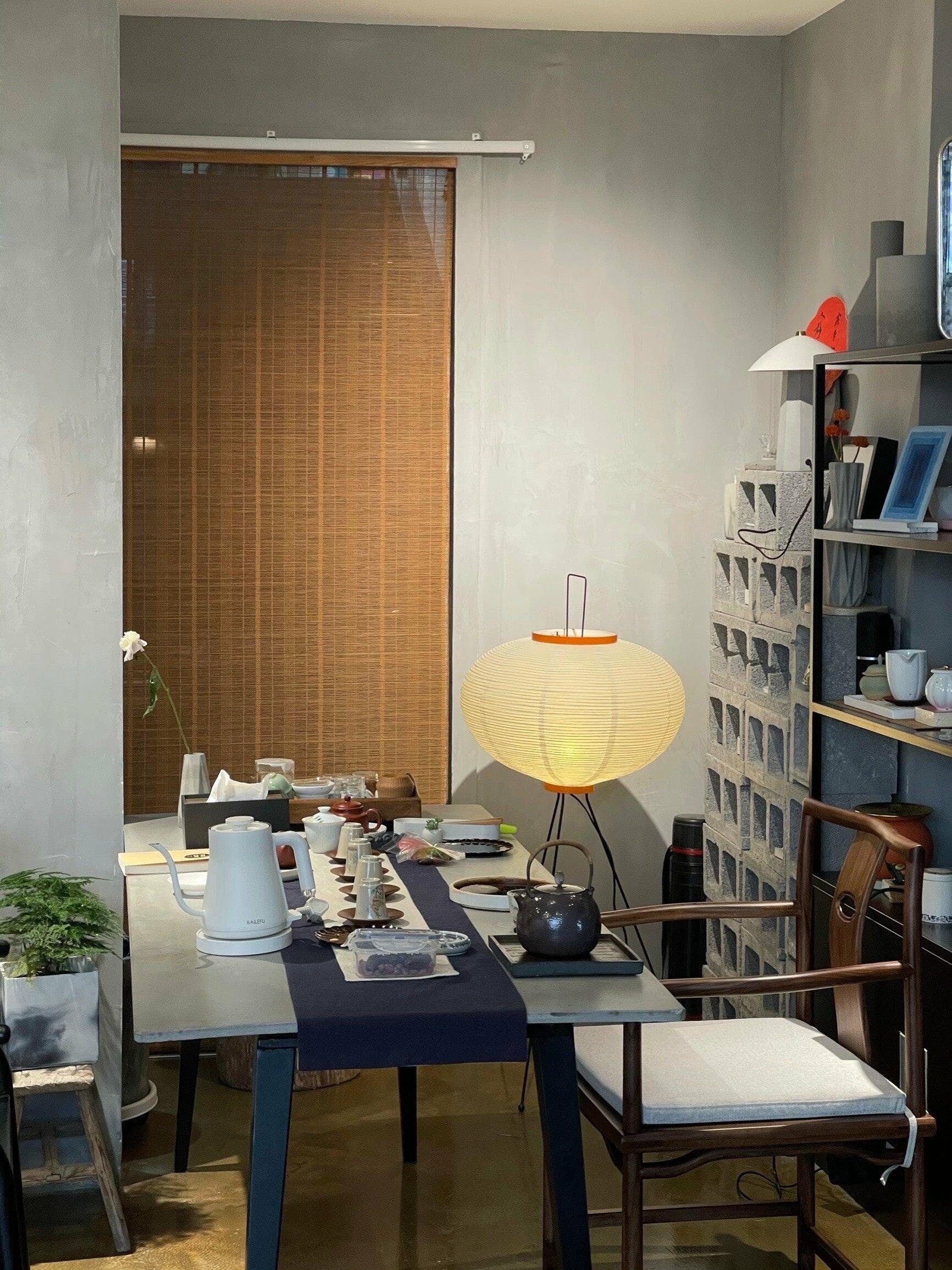 Kazumi Rice Paper Floor Lamp by Petprovac Soft Ambient Glow | Lersk