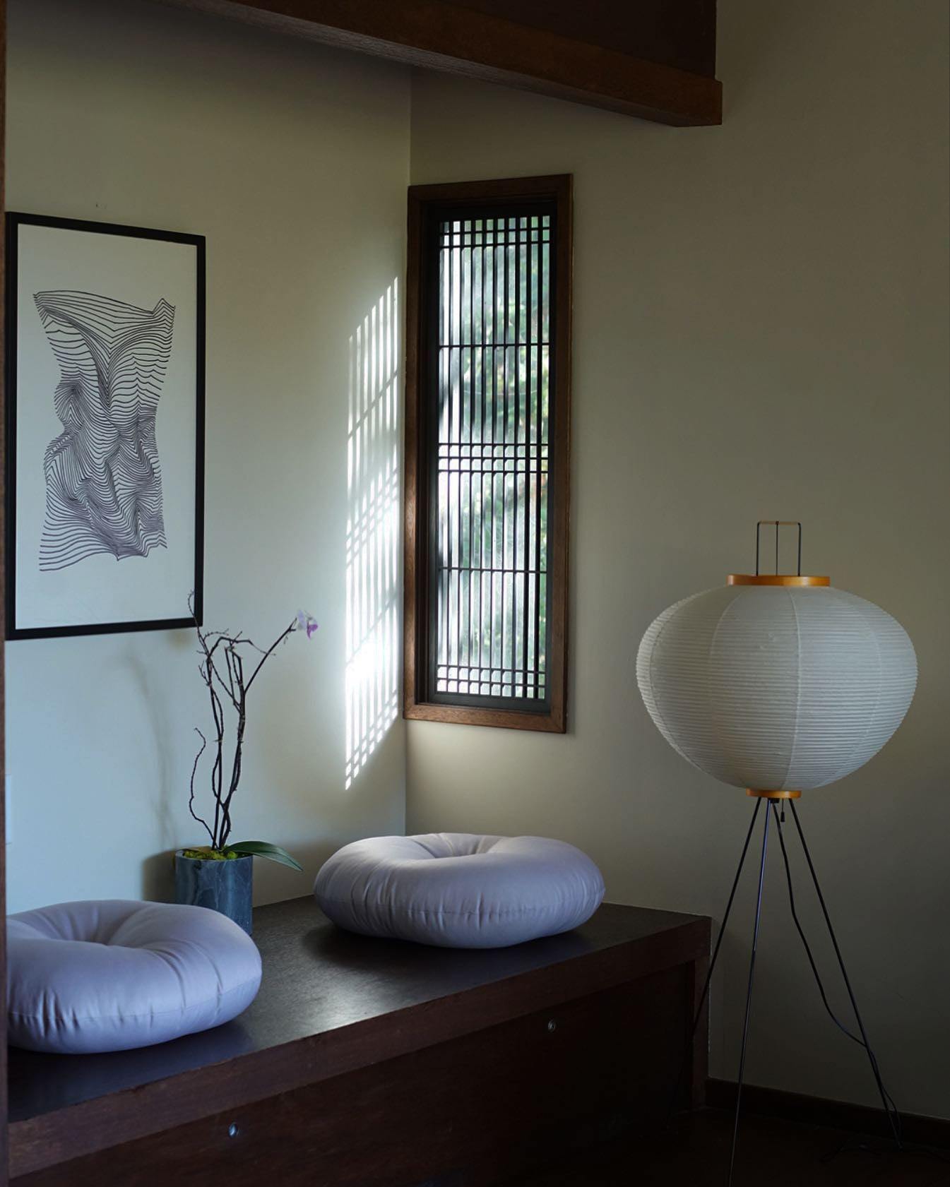 Kaze Rice Paper Floor Lamp - Japanese-Inspired Ambient Glow | Lersk