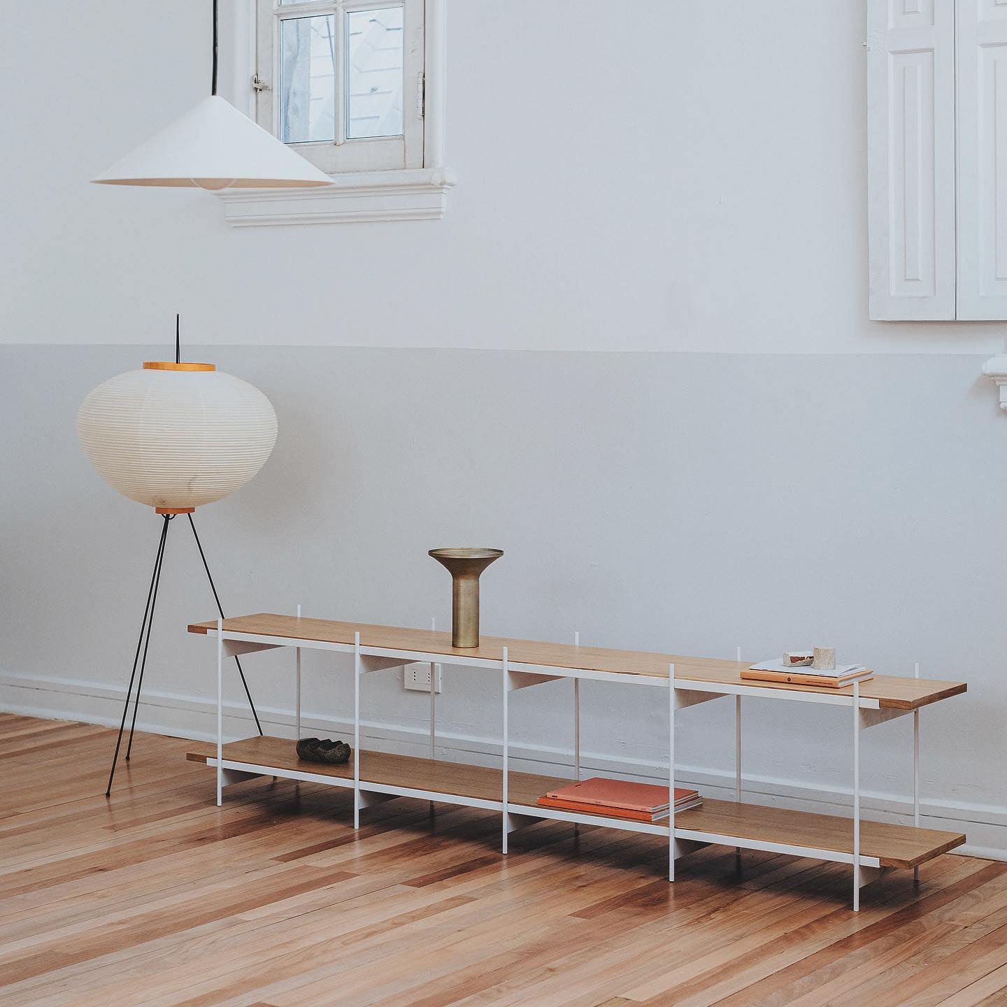 Kaze Rice Paper Floor Lamp - Japanese-Inspired Ambient Glow | Lersk