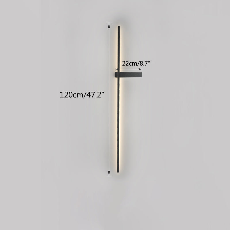 Aplique de pared lineal largo para exteriores | Lersk