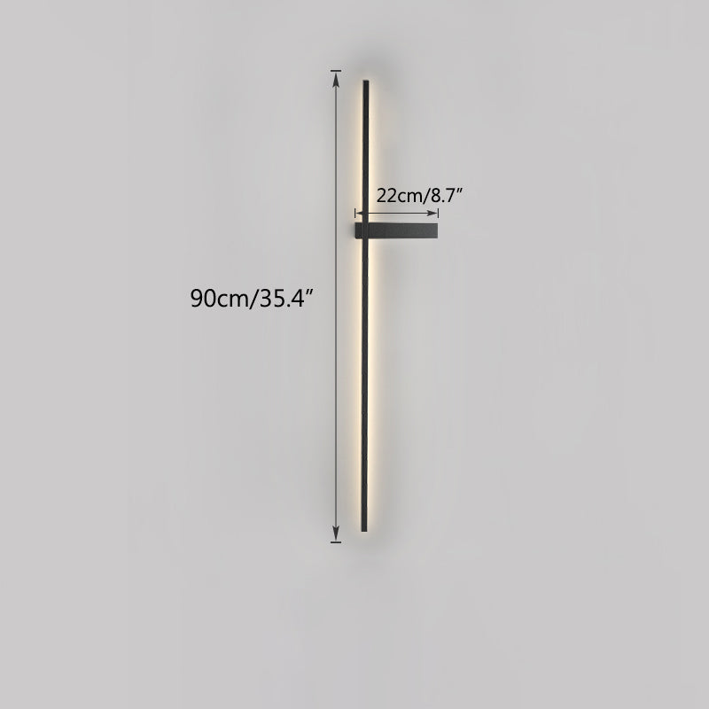 Aplique de pared lineal largo para exteriores | Lersk