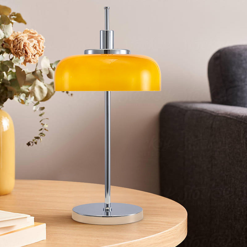 Lampe de table dôme moderne Design minimaliste en métal et verre pour intérieurs domestiques | Lersk